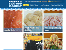 Tablet Screenshot of freshysseafood.com